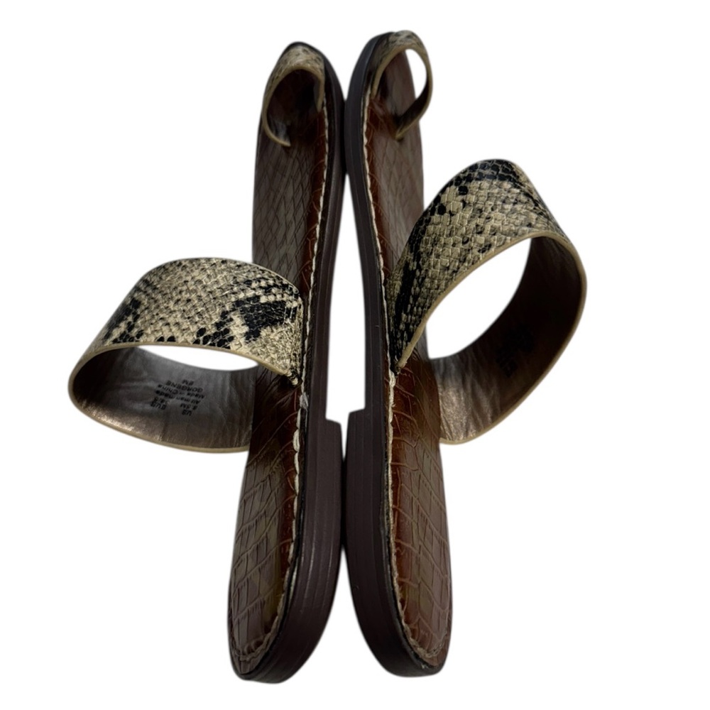 Sam Edelman Gorgene Snakeskin Pattern Sandals Siz… - image 4